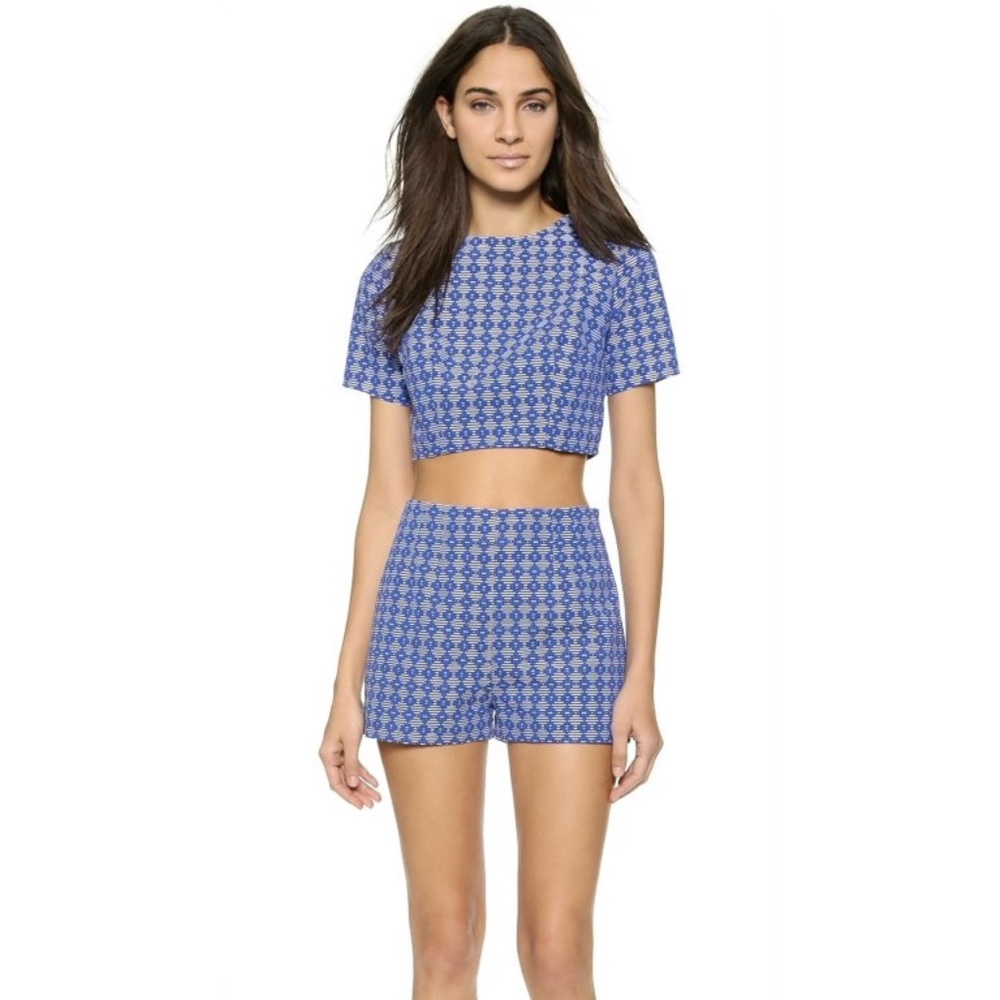 Zinke (Shopbop)- Carter Crop Top and Shorts Set Size Small